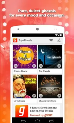 Top Ghazals android App screenshot 4